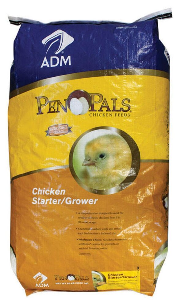 PEN PALS® ADM CHICKEN STARTER/GROWER - 50 LB BAG